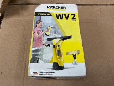 UNUSED KARCHER WV2 PLUS CORDLESS WINDOW VAC