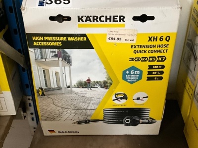UNUSED KARCHER XH6Q 6m QUICK CONNECT EXTENSION HOSE