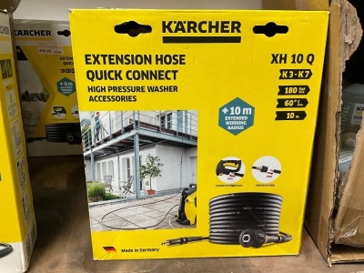 UNUSED KARCHER XH10Q 10m QUICK CONNECT EXTENSION HOSE