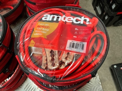 UNUSED AMTECH 100AMP BOOSTER JUMP LEADS