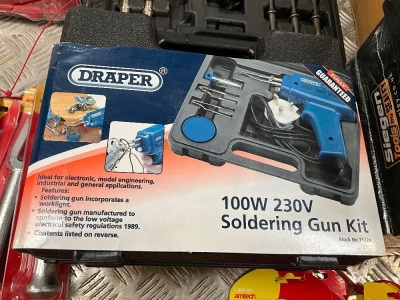 UNUSED DRAPER 240v SOLDERING GUN KIT