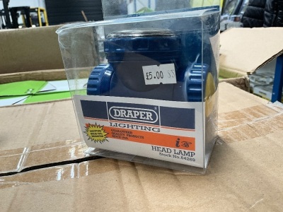 UNUSED DRAPER HEAD LAMP