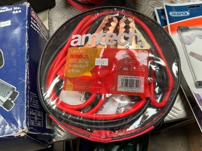 UNUSED AMTECH 200AMP BOOSTER JUMP LEADS