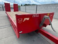 APPROX. 24ft JPM 19 TON TWIN AXLE BEAVERTAIL LOW LOADER - 2