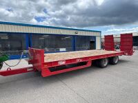 APPROX. 24ft JPM 19 TON TWIN AXLE BEAVERTAIL LOW LOADER - 5
