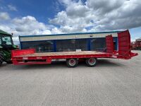 APPROX. 24ft JPM 19 TON TWIN AXLE BEAVERTAIL LOW LOADER - 6