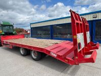 APPROX. 24ft JPM 19 TON TWIN AXLE BEAVERTAIL LOW LOADER - 9