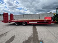 APPROX. 24ft JPM 19 TON TWIN AXLE BEAVERTAIL LOW LOADER - 23