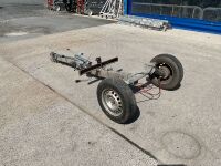 SINGLE AXLE TRAILER CHASSIS TO SUIT GENERATOR - 12