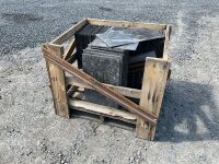 WOODEN CRATE TO INC. APPROX 250No. 24x14 BANGOR BLUE SLATES &nbsp; - 3