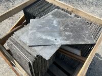 WOODEN CRATE TO INC. APPROX 250No. 24x14 BANGOR BLUE SLATES &nbsp; - 8