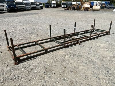APPROX. 16ft x 3.6ft METAL STILLAGE