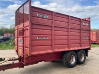 REDROCK 18ft TWIN AXLE SILAGE TRAILER