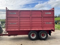 REDROCK 18ft TWIN AXLE SILAGE TRAILER - 2