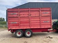 REDROCK 18ft TWIN AXLE SILAGE TRAILER - 6