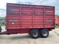 REDROCK 18ft TWIN AXLE SILAGE TRAILER - 2