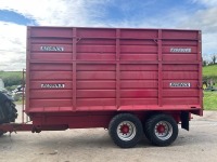 REDROCK 18ft TWIN AXLE SILAGE TRAILER - 2