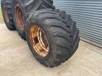 4No. FLOATATION RIMS & TYRES - 11