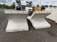 3No. UNUSED 3m CONCRETE ROCKET WALLS - 10