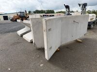 3No. UNUSED 3m CONCRETE ROCKET WALLS - 14