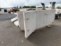 3No. UNUSED 3m CONCRETE ROCKET WALLS - 15