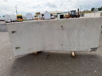 3No. UNUSED 3m CONCRETE ROCKET WALLS - 17