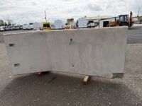 3No. UNUSED 3m CONCRETE ROCKET WALLS - 18
