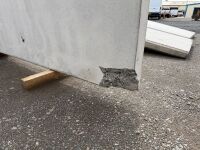 3No. UNUSED 3m CONCRETE ROCKET WALLS - 19