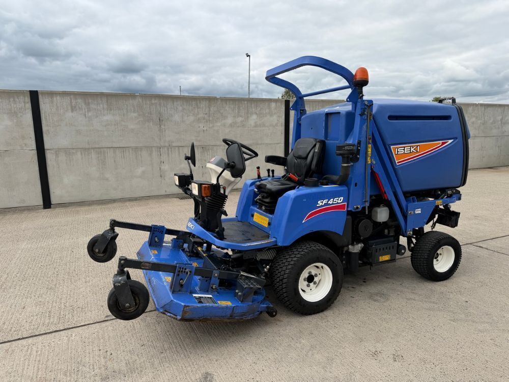 ISEKI SF450 4WD RIDE ON OUT FRONT DECK HIGH TIP LAWNMOWER