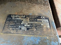 UPRIGHT AB38 BATTERY OPERATED BOOM LIFT - NON RUNNER - 16