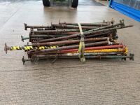 APPROX. 35No. ASSORTED ACROW PROPS - 6