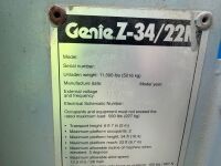 GENIE Z-34/22N BATTERY OPERATED BOOM LIFT - NON RUNNER - 15