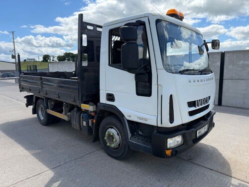 IVECO 75E16K EURO6 7.5 TON AUTOMATIC DROPSIDE TIPPER&nbsp;