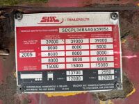 SDC 36FT 39 TON TRI AXLE DROPSIDE TRAILER - 3