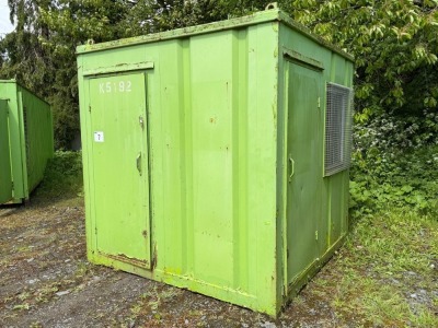 APPROX. 8ft x 8ft ANTI VANDAL OPEN PLAN SITE OFFICE (K5192)