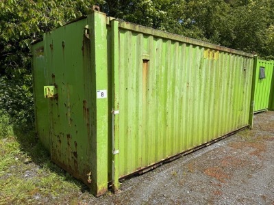 APPROX. 20ft x 10ft ANTI VANDAL STORAGE CONTAINER (K5302)