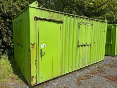 APPROX. 16ft x 10ft ANTI VANDAL OPEN PLAN SITE OFFICE (K5604)