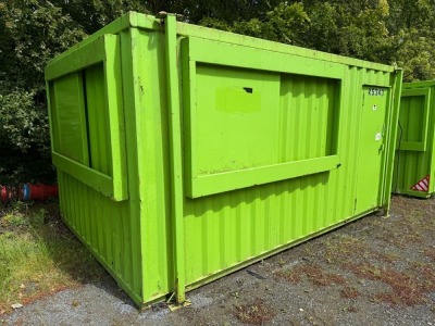 APPROX. 16ft x 10ft ANTI VANDAL OPEN PLAN SITE OFFICE (K5343)