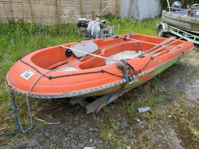 APPROX. 12ft NEW MATIC 400 ROWING BOAT (K0868)