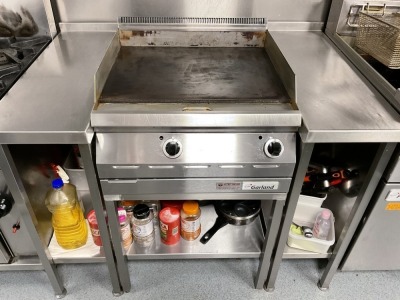 GARLAND FREESTANDING GRIDDLE WITH STAND (NATURAL GAS)