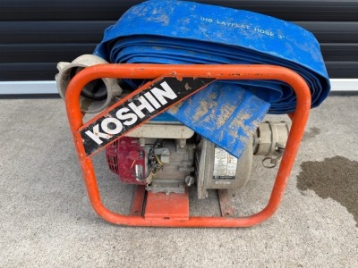 HIBELS SEH-80X PETROL WATER PUMP & HOSE