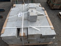 PALLET TO INC. APPROX 81No. SILVER GRANITE KERB BLOCKS&nbsp;&nbsp; - 3