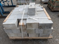 PALLET TO INC. APPROX 81No. SILVER GRANITE KERB BLOCKS&nbsp;&nbsp; - 4