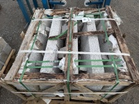 &nbsp;2No. PALLETS TO INC. APPROX 7No. SILVER GRANITE APEX WALL CAPPINGS&nbsp; - 5
