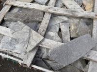 2No. CRATES TO INC. APPROX 55LM SANDSTONE CLADDING CORNERS &&nbsp;CRATE TO INC. APPROX 22M SANDSTONE CLADDING - 3