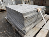 CRATE TO INC. APPROX 14No. BLUE LIMESTONE PAVING - 2