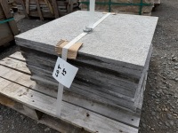 CRATE TO INC. APPROX 14No. BLUE LIMESTONE PAVING - 3