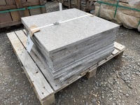 CRATE TO INC. APPROX 14No. BLUE LIMESTONE PAVING - 4