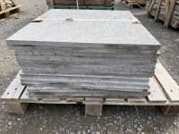 CRATE TO INC. APPROX 14No. BLUE LIMESTONE PAVING - 5