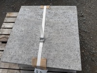 CRATE TO INC. APPROX 14No. BLUE LIMESTONE PAVING - 6